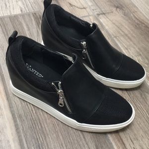 Wanted wedge sneakers size 9